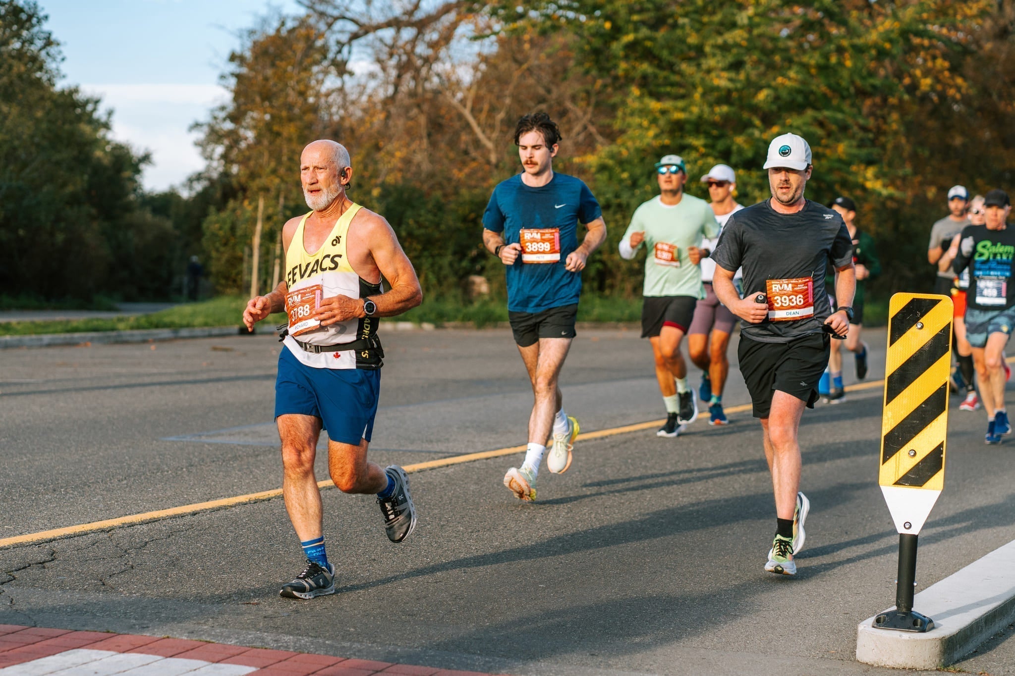 Group of marathon runners