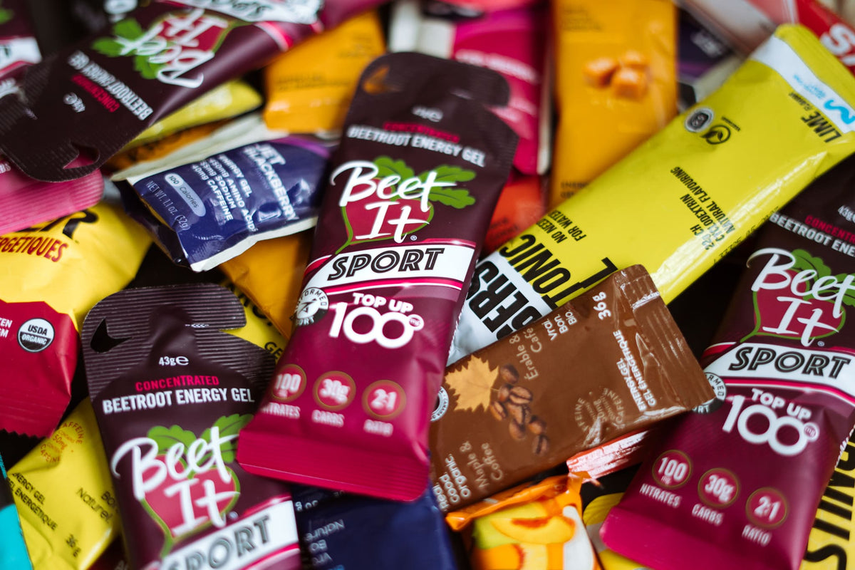 Beet It Sport Top Up 100 Energy Gel and other gels