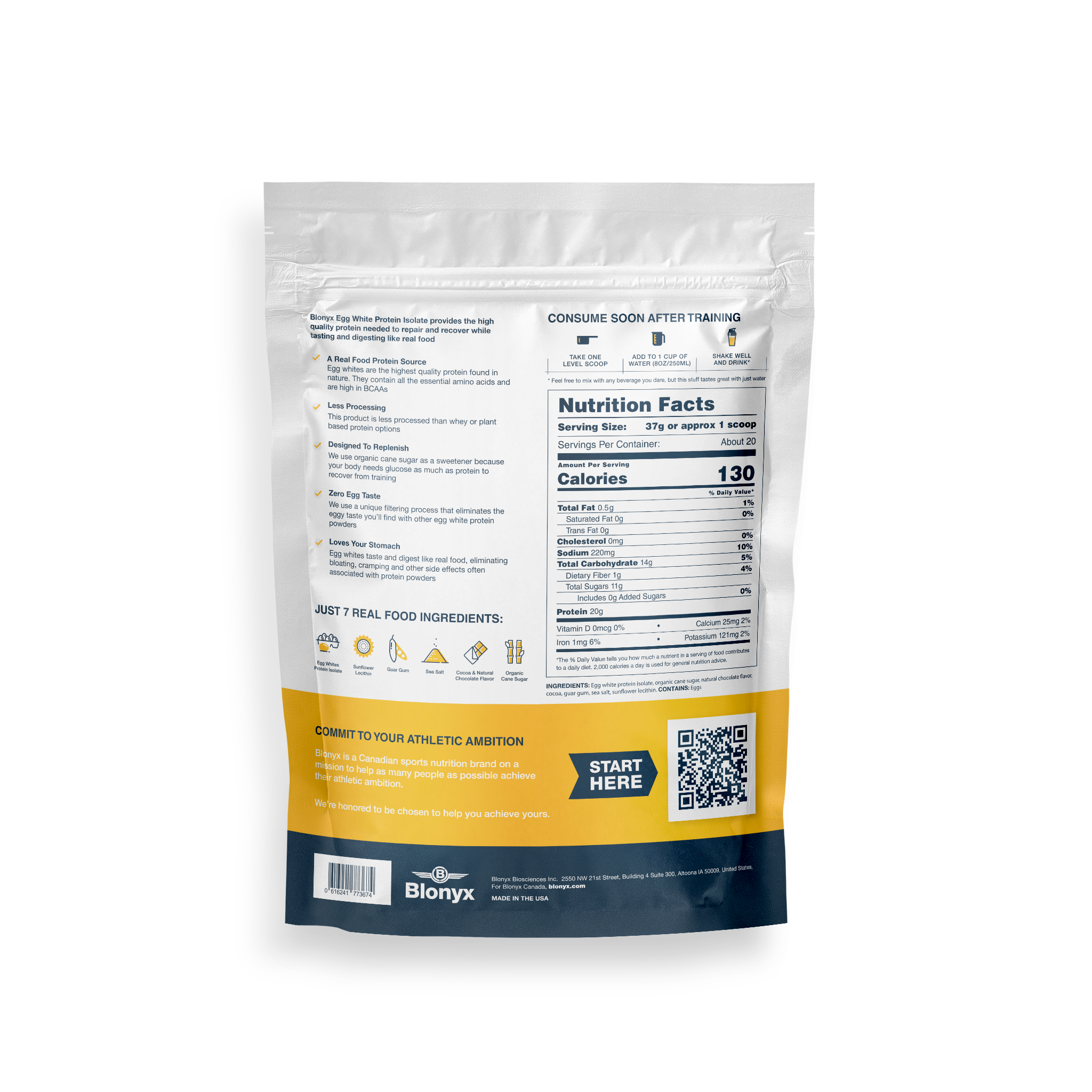 Blonyx Egg White Protein Isolate