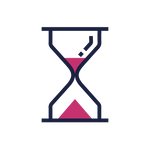 An icon representing an hourglass.