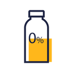An icon representing a dairy-free drink.