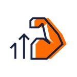 An icon representing a bicep.