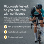 Rigorous third-party testing and banned substance screening for Blonyx Egg White Protein Isolate sports nutrition supplement
