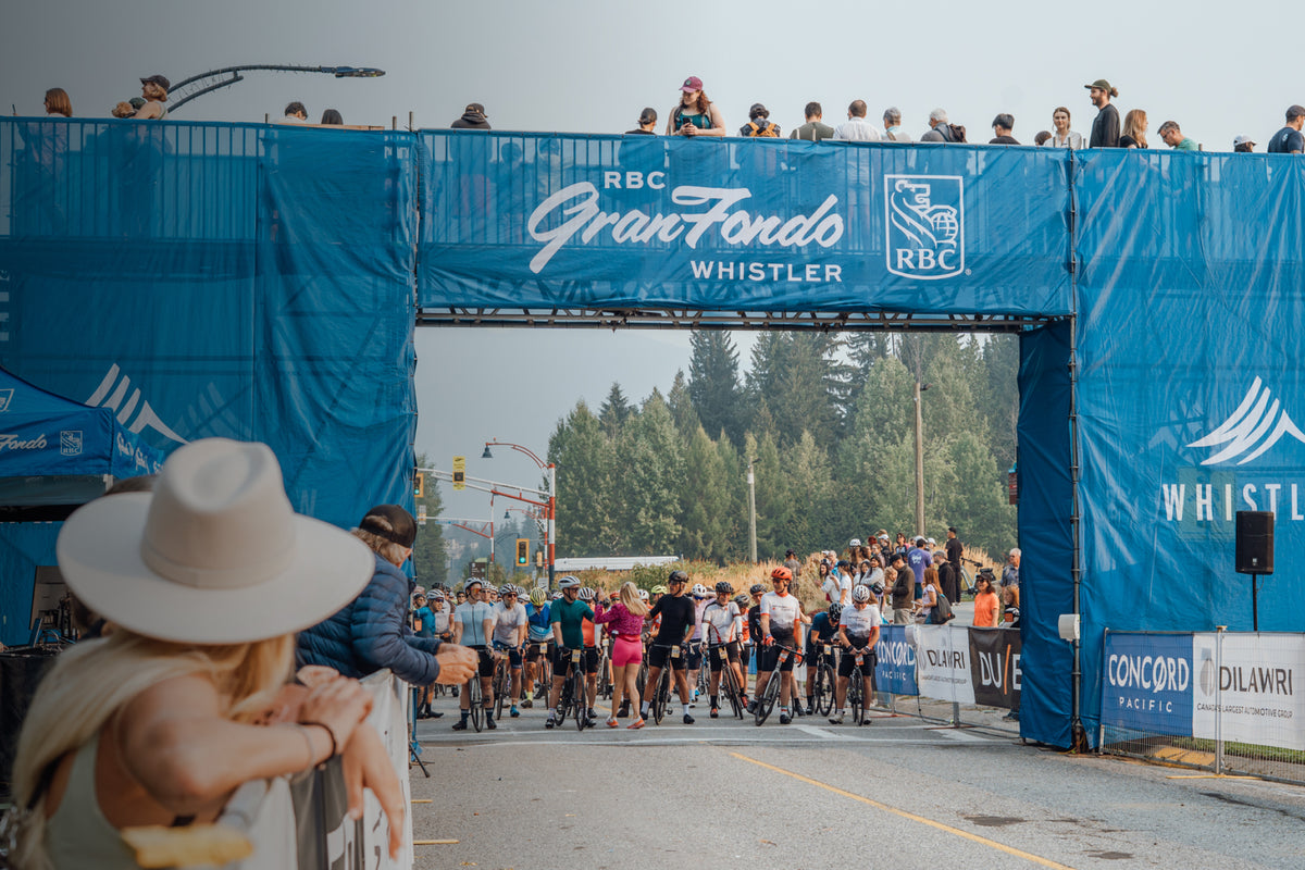 Start line of RBC GranFondo Whistler