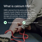 Athlete stretching with resistance bands while explaining calcium HMB, a leucine-derived ingredient that supports muscle recovery, reduces muscle soreness, helps preserve muscle mass, and promotes healthy aging.