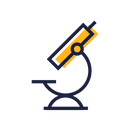 An icon representing a microscope.