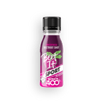 Bottle of Beet It Sport concentrated beetroot shot on a transparent background.
