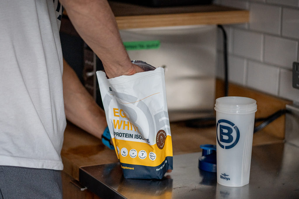 Reaching into Egg White Protein Isolate