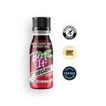 Beet It Regen Cherry+ tart cherry recovery shot with Informed Sport certification, GMP manufacturing standards, and banned substance testing.