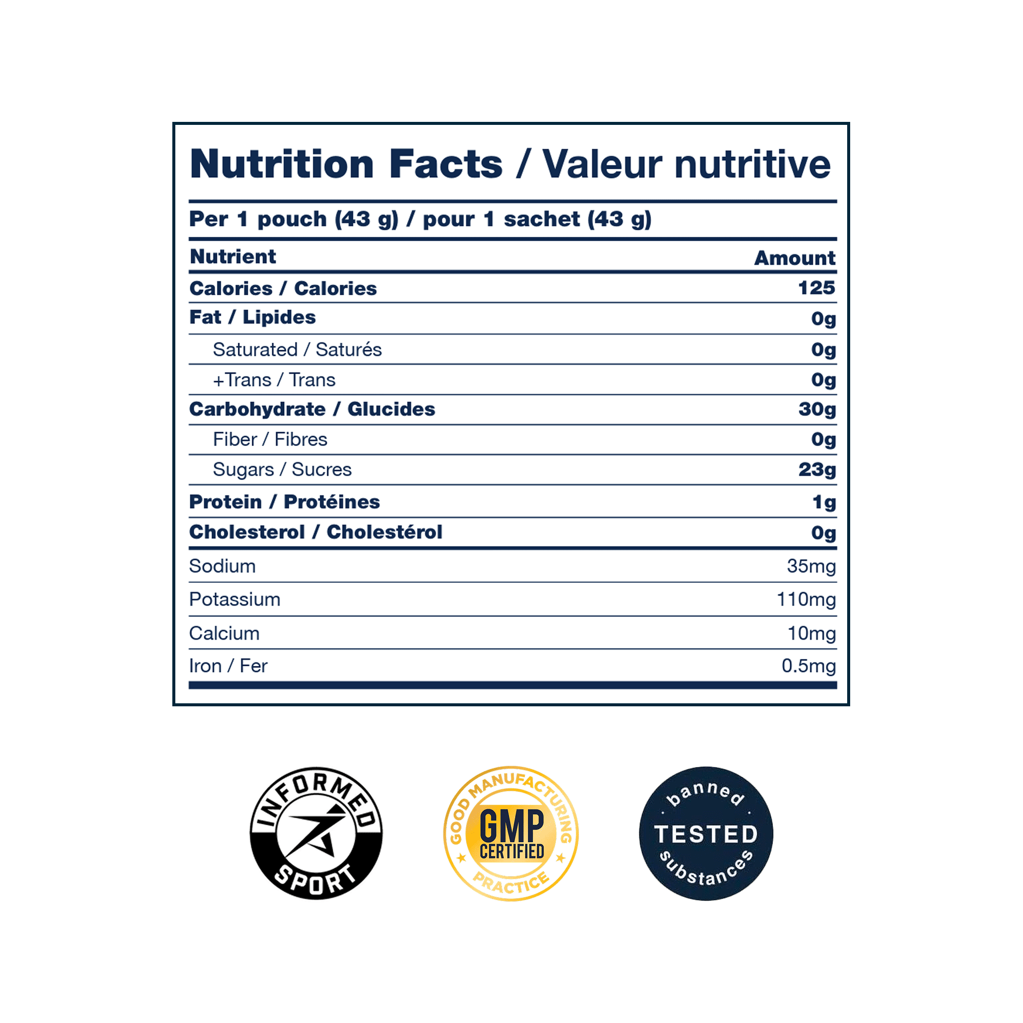 Beet It Sport Top Up 100 nutrition facts with Informed Sport certification, GMP manufacturing standards, and banned substance testing.