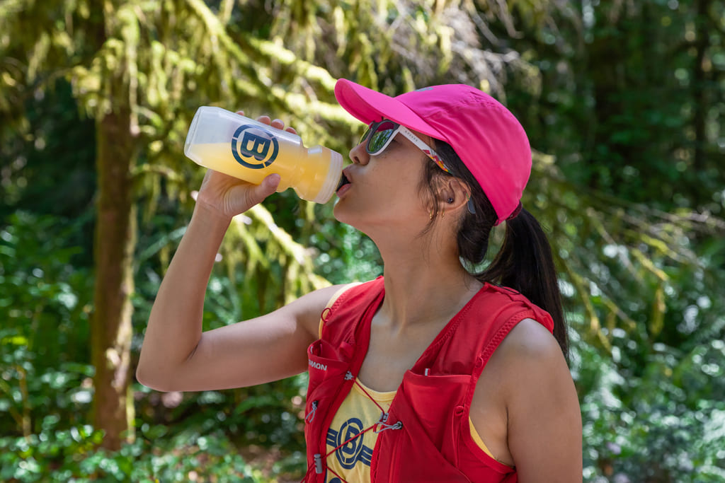 Trail Runner Drinking Hydra
