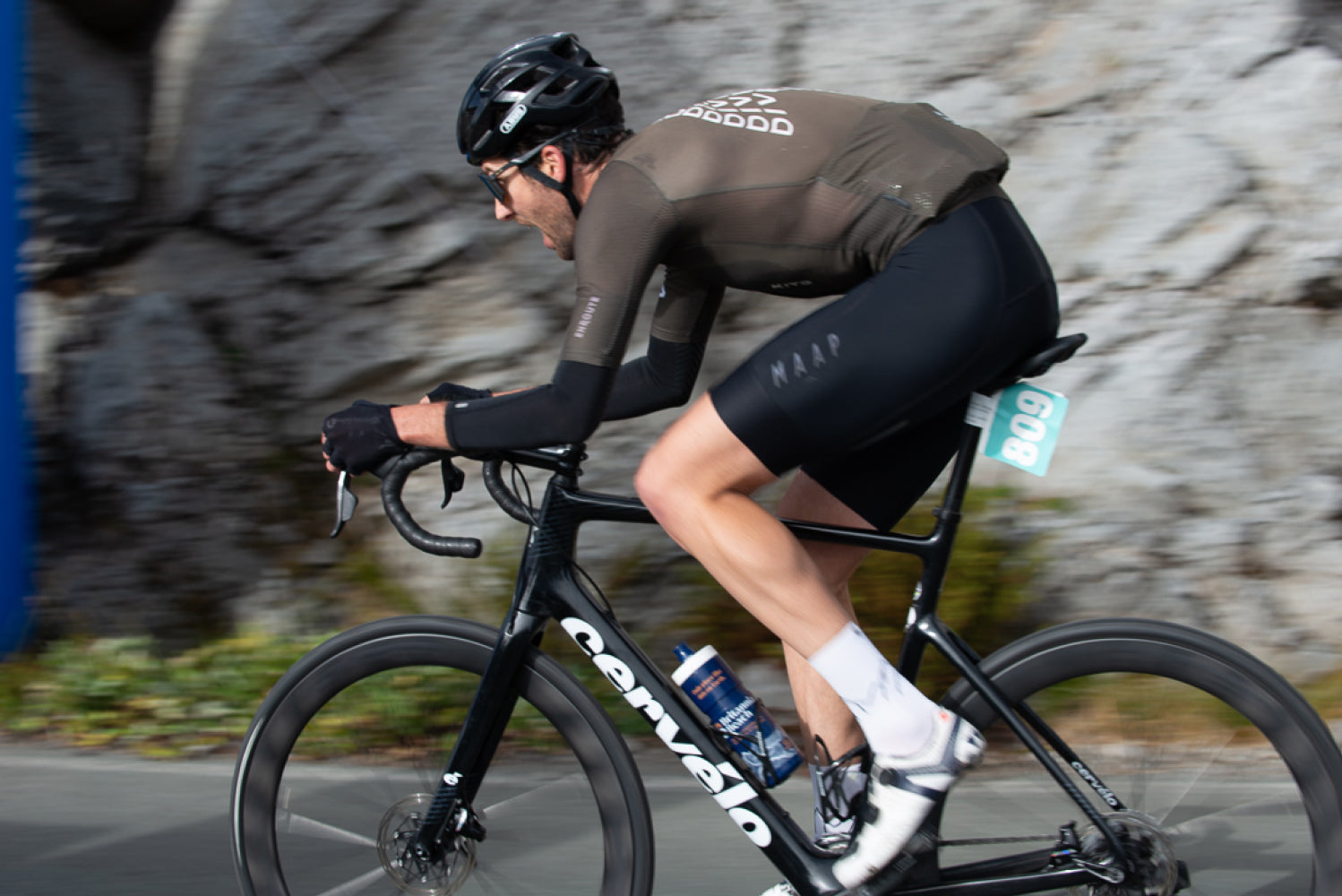 Coach Rob Watson on his bike